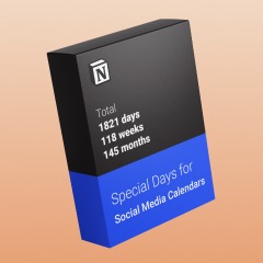 Special Days Social Media Calendar