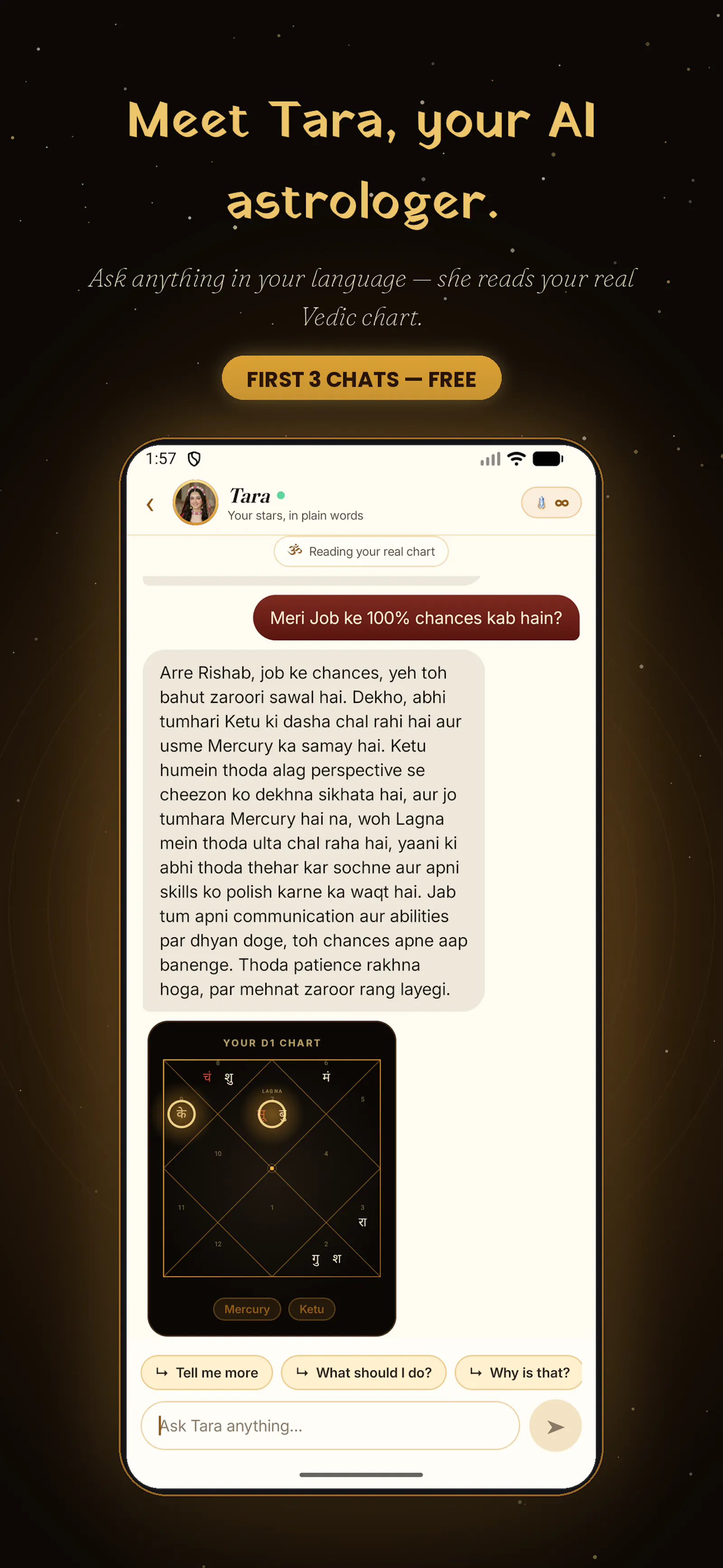 ShukrAI: Vedic Astrology AI screenshot 3
