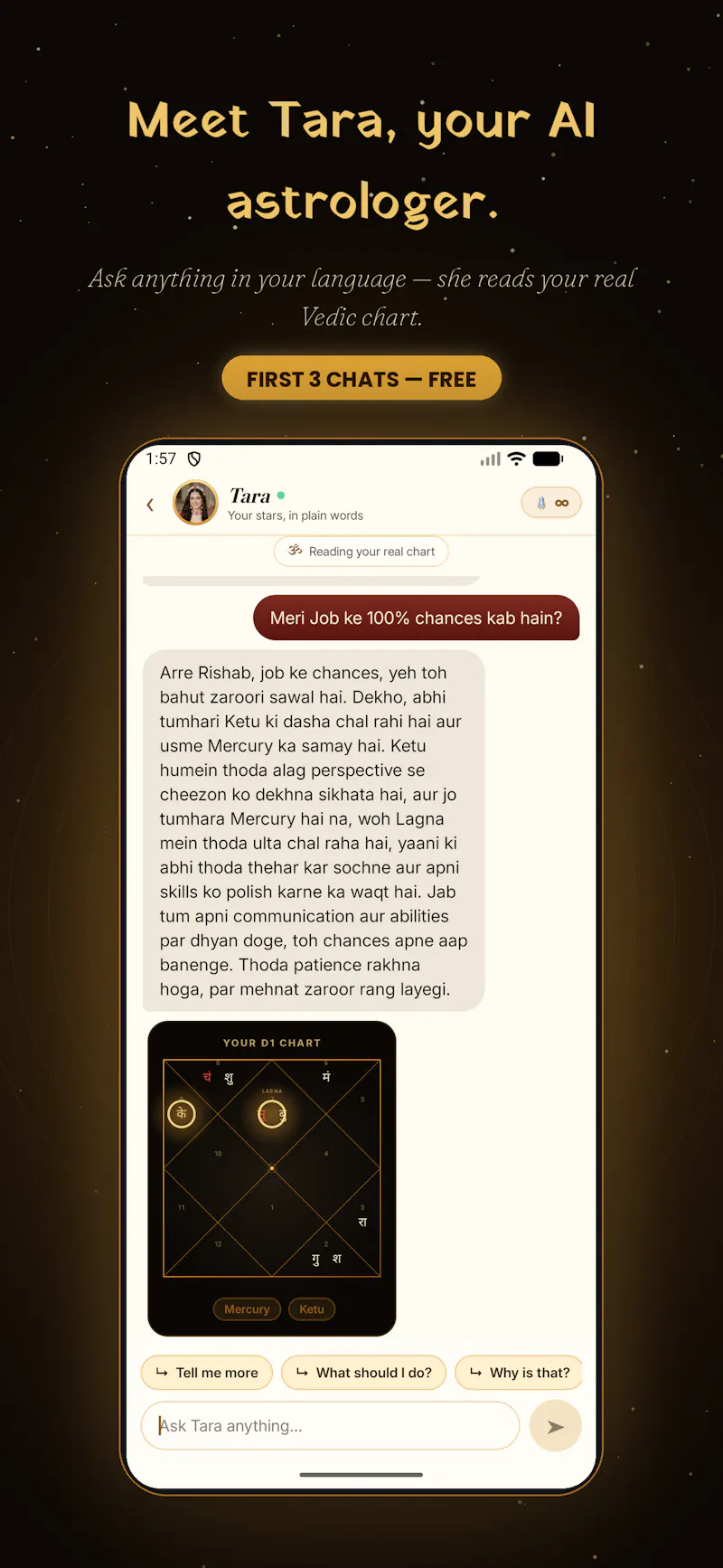 ShukrAI: Vedic Astrology AI screenshot 3