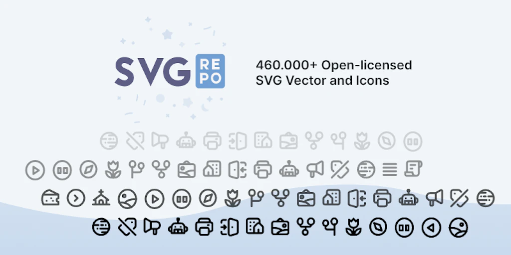 SVG Repo: 500.000+ Open-licensed SVG Vector and Icons | Product Hunt