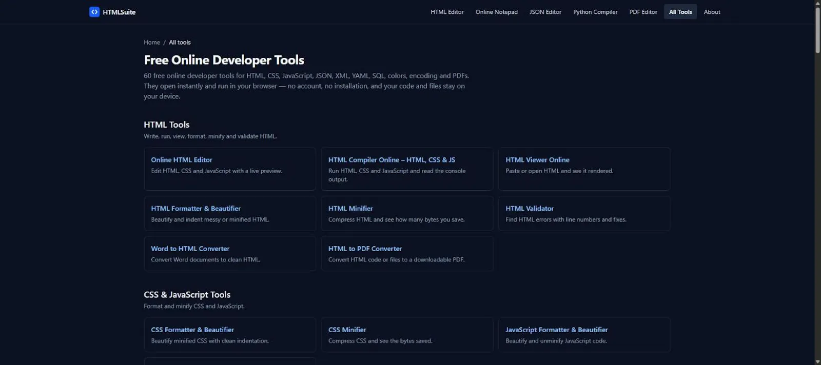 HTML Suite screenshot 2