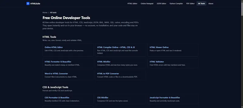 HTML Suite screenshot 2
