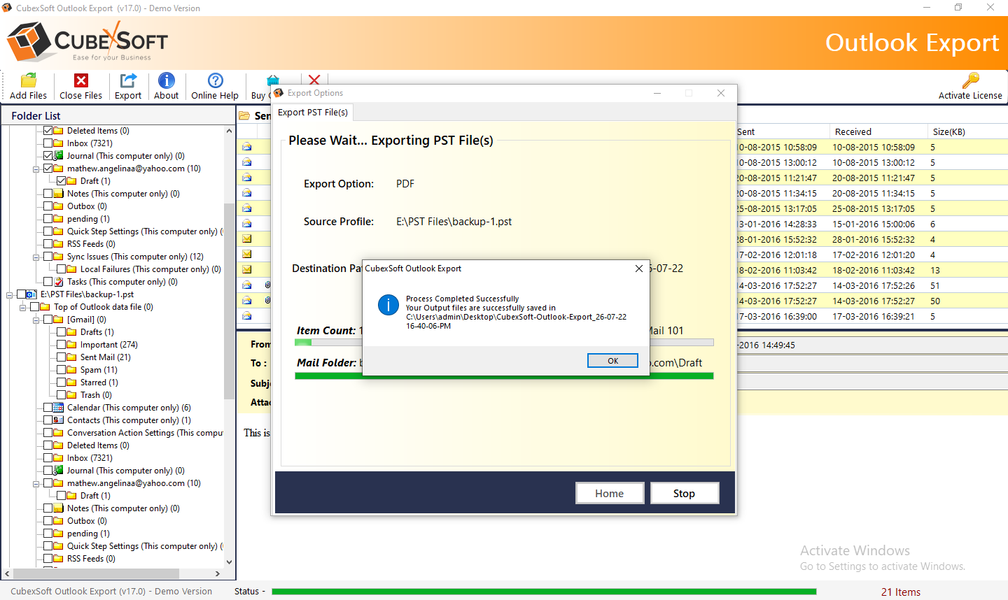 CubExsoft Outlook PST Converter media 7