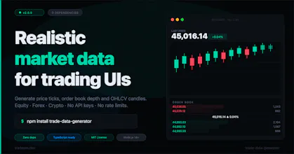 TradeSim - Realistic Market Data gallery image
