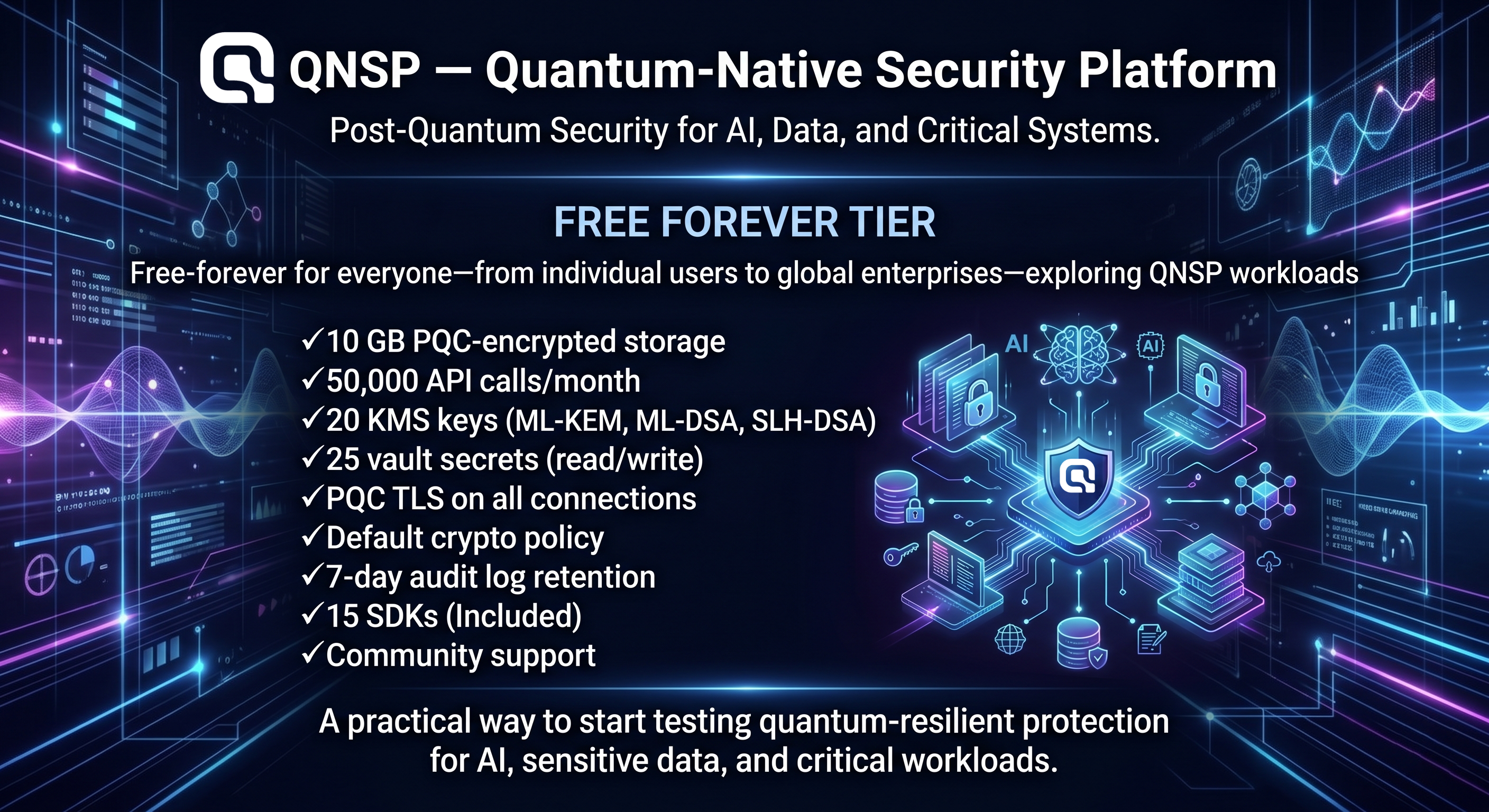 QNSP — Quantum-Native Security Platform gallery image