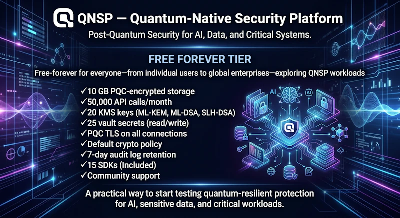 QNSP — Quantum-Native Security Platform screenshot 1