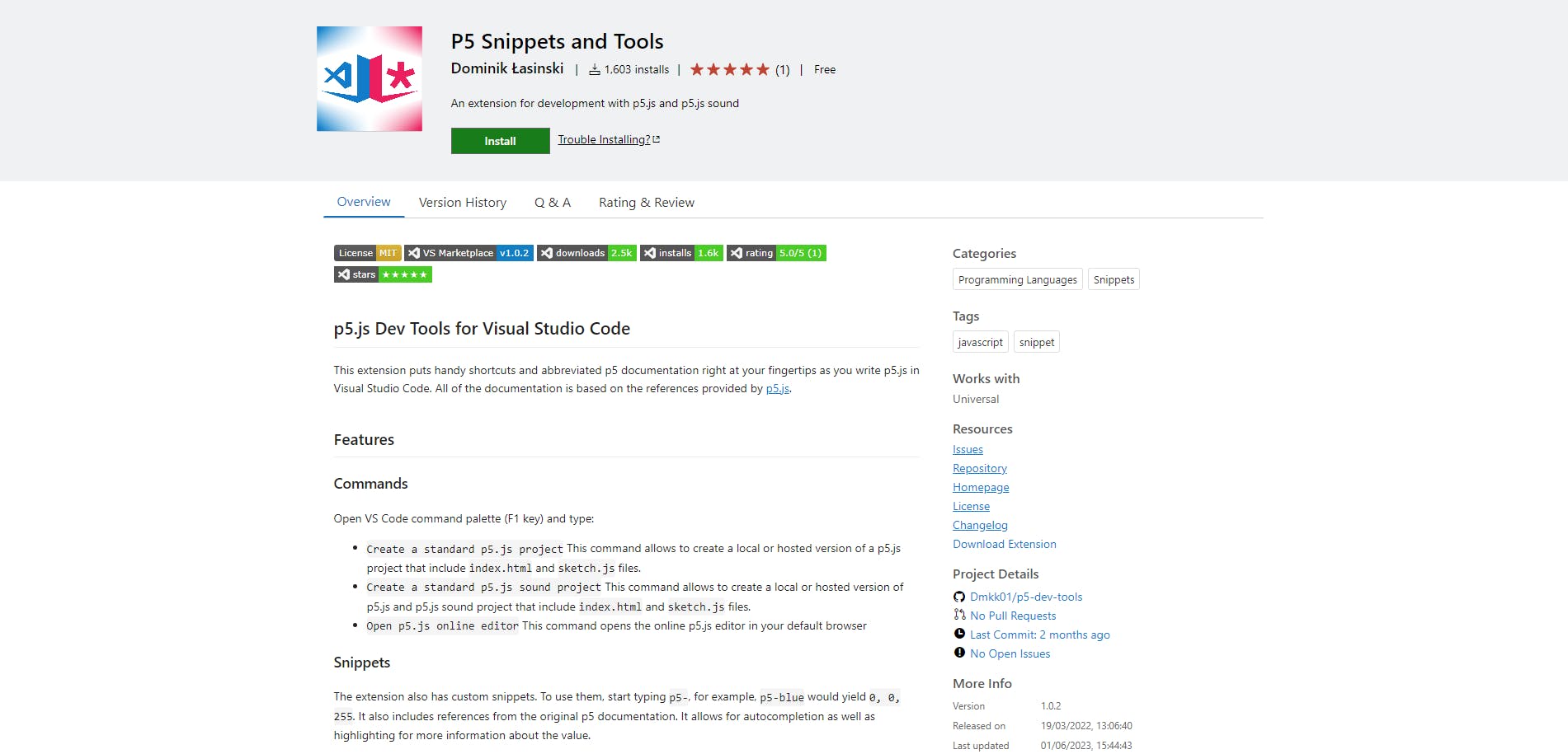P5 Snippets and Tools media 1