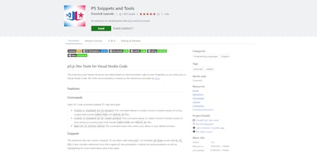 P5 Snippets and Tools gallery image