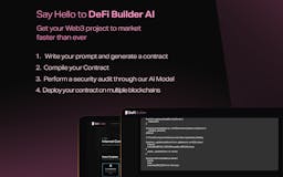 DefiBuilder -AI Powered Web3 Development media 3