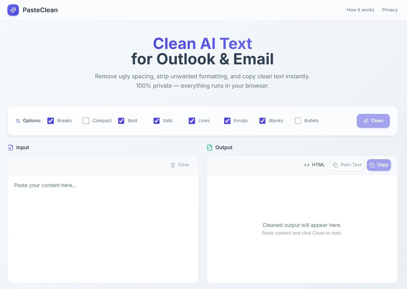 PasteClean gallery image