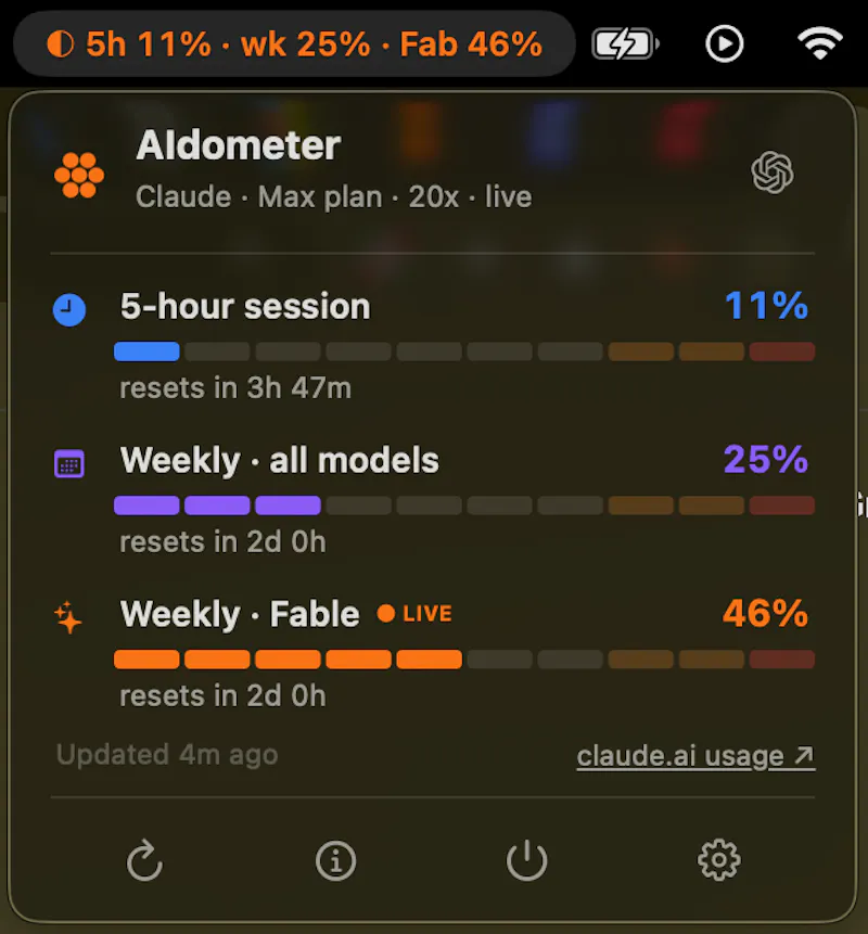AIdometer screenshot 1