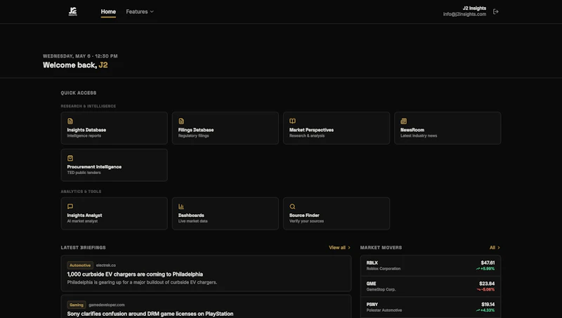 J2 Insights screenshot 2