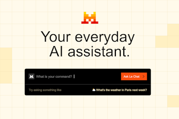 Screenshot of Le Chat