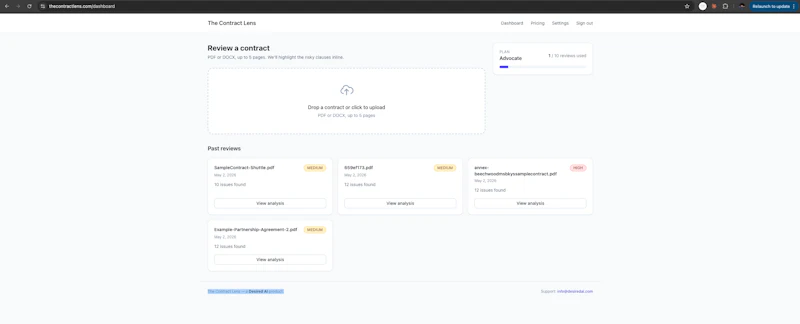 The Contract Lens screenshot 3