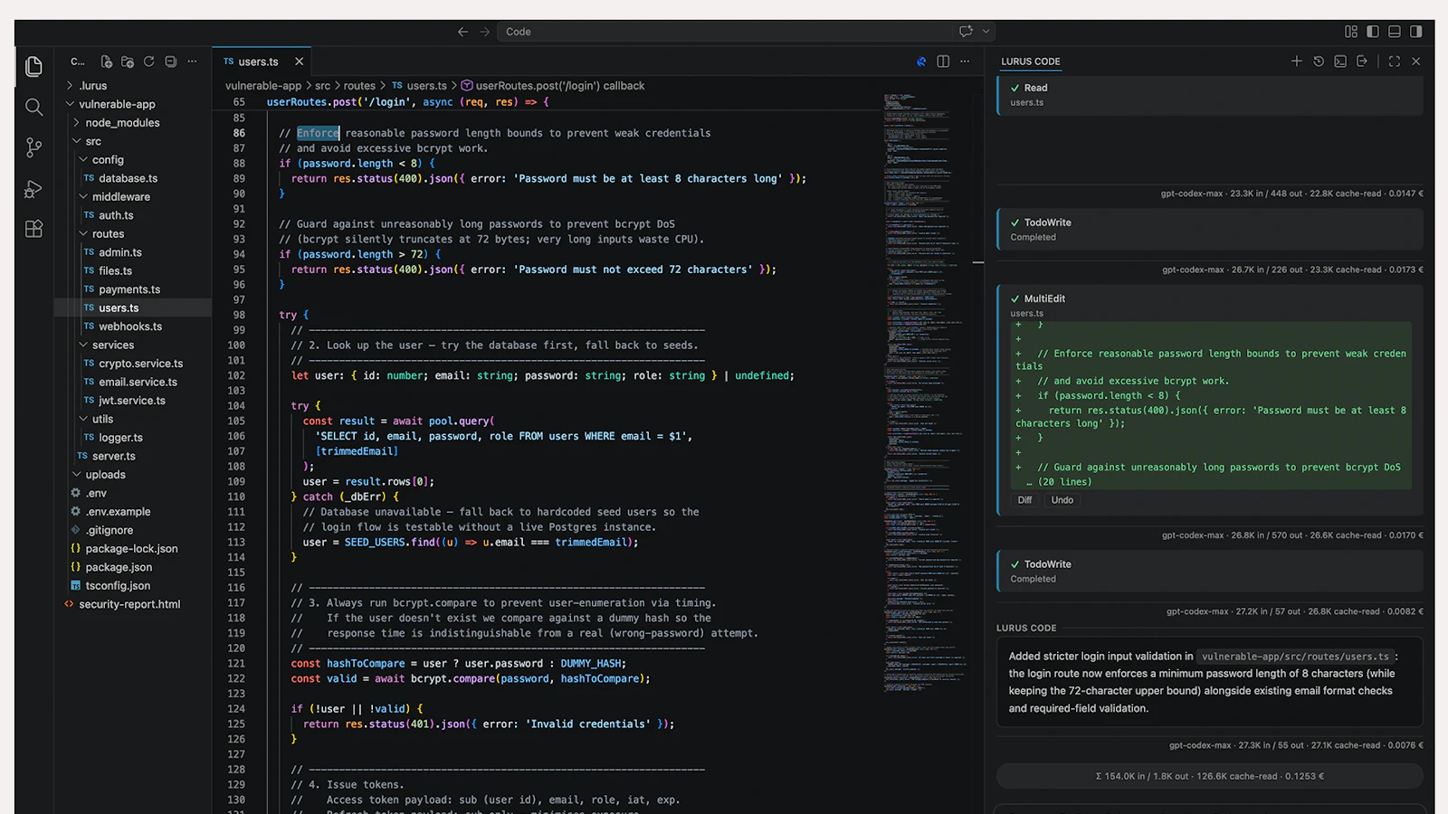 Lurus Code screenshot 4