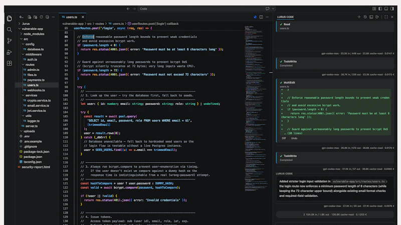 Lurus Code screenshot 4