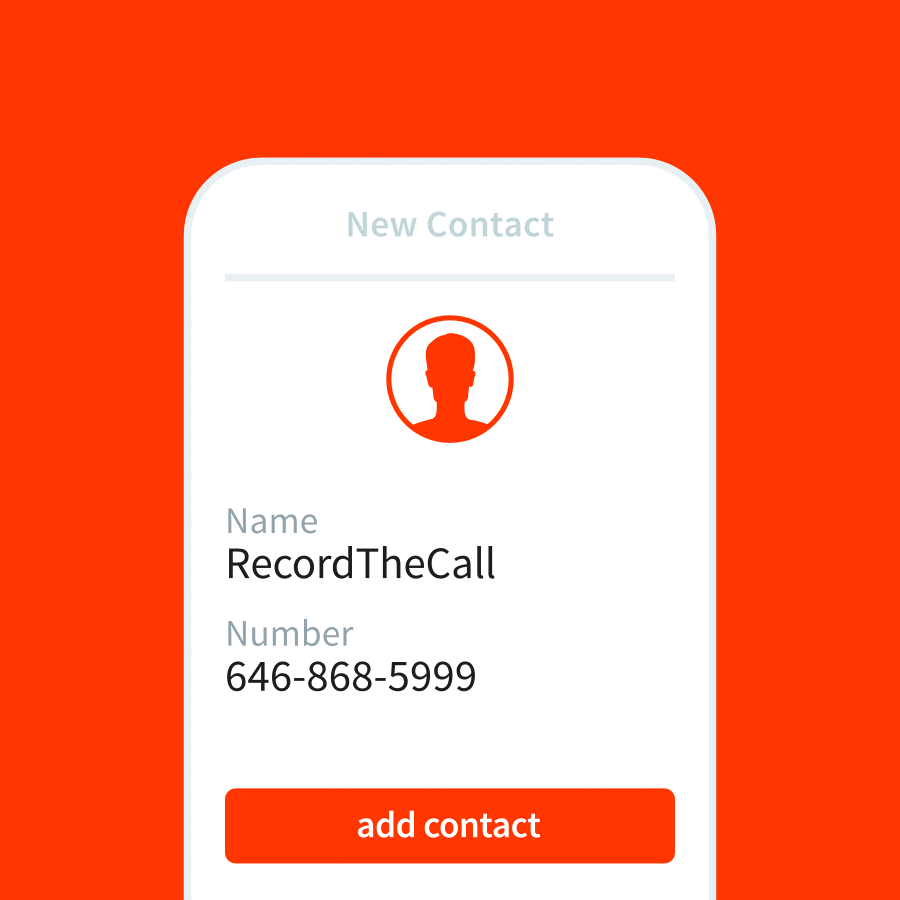 Record The Call logo
