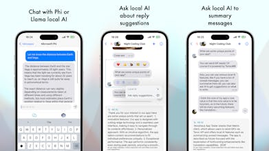 Nil - futuristic Matrix Chat client gallery image