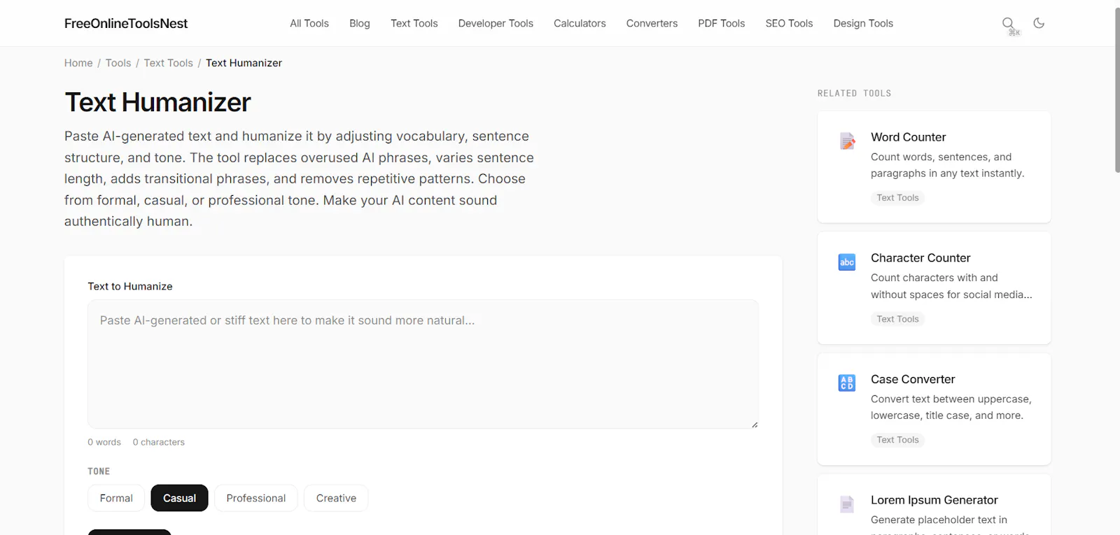 Free Online Tools Nest screenshot 3