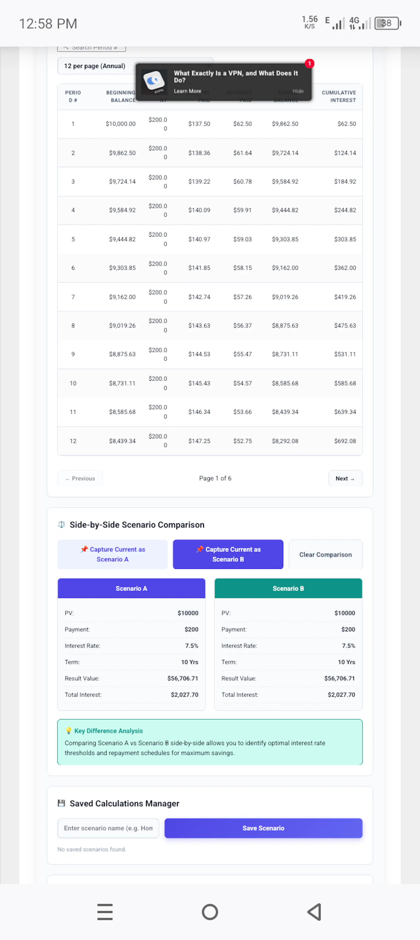 Advanced Finance Calculator 2026 screenshot 3