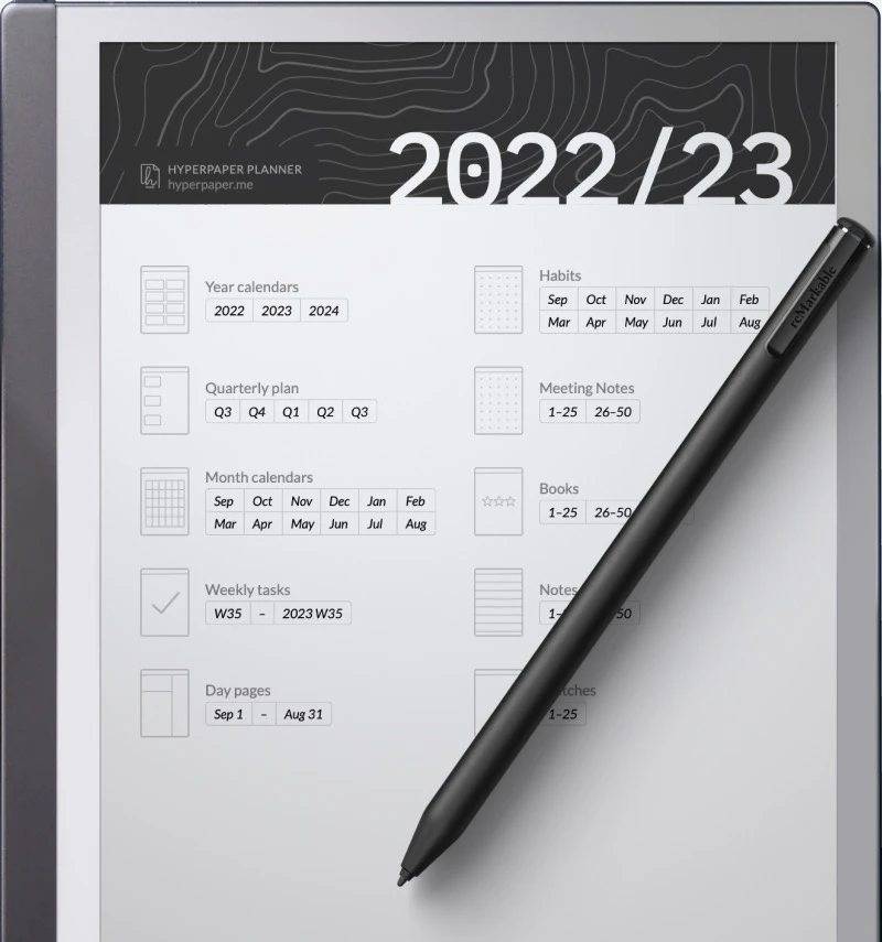 Hyperpaper Planner