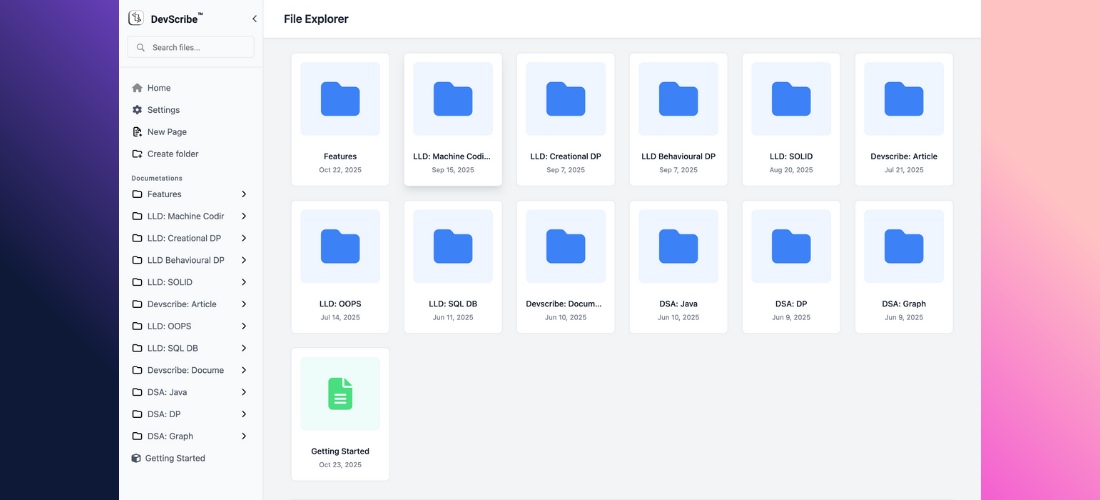 Devscribe gallery image