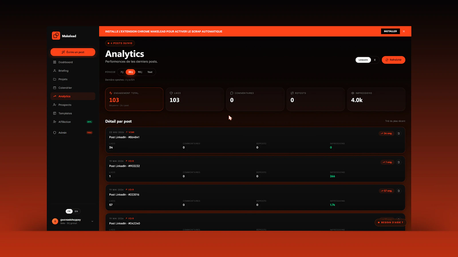 Makelead screenshot 1