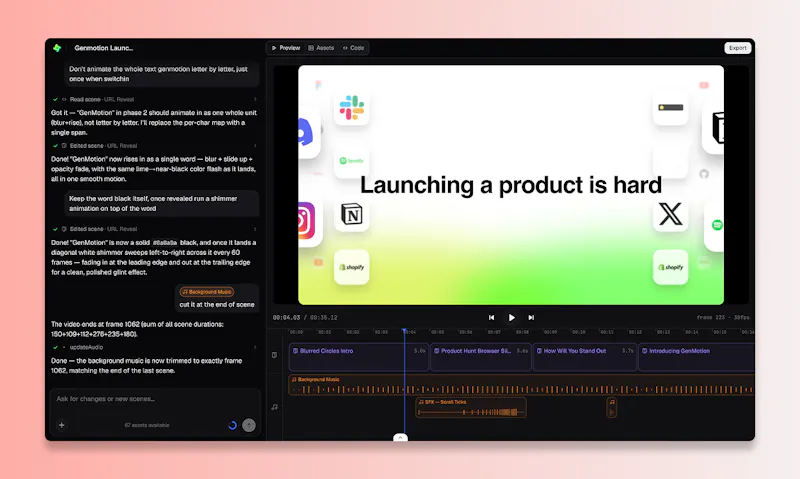 GenMotion screenshot 3