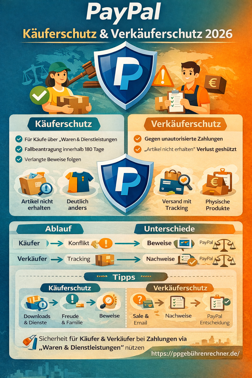 PayPal Gebührenrechner Deutschland - Screenshot 3 showing product features and functionality