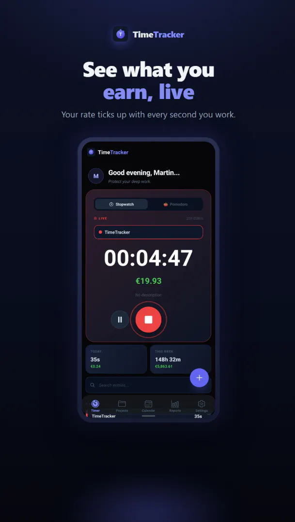TimeTracker gallery image