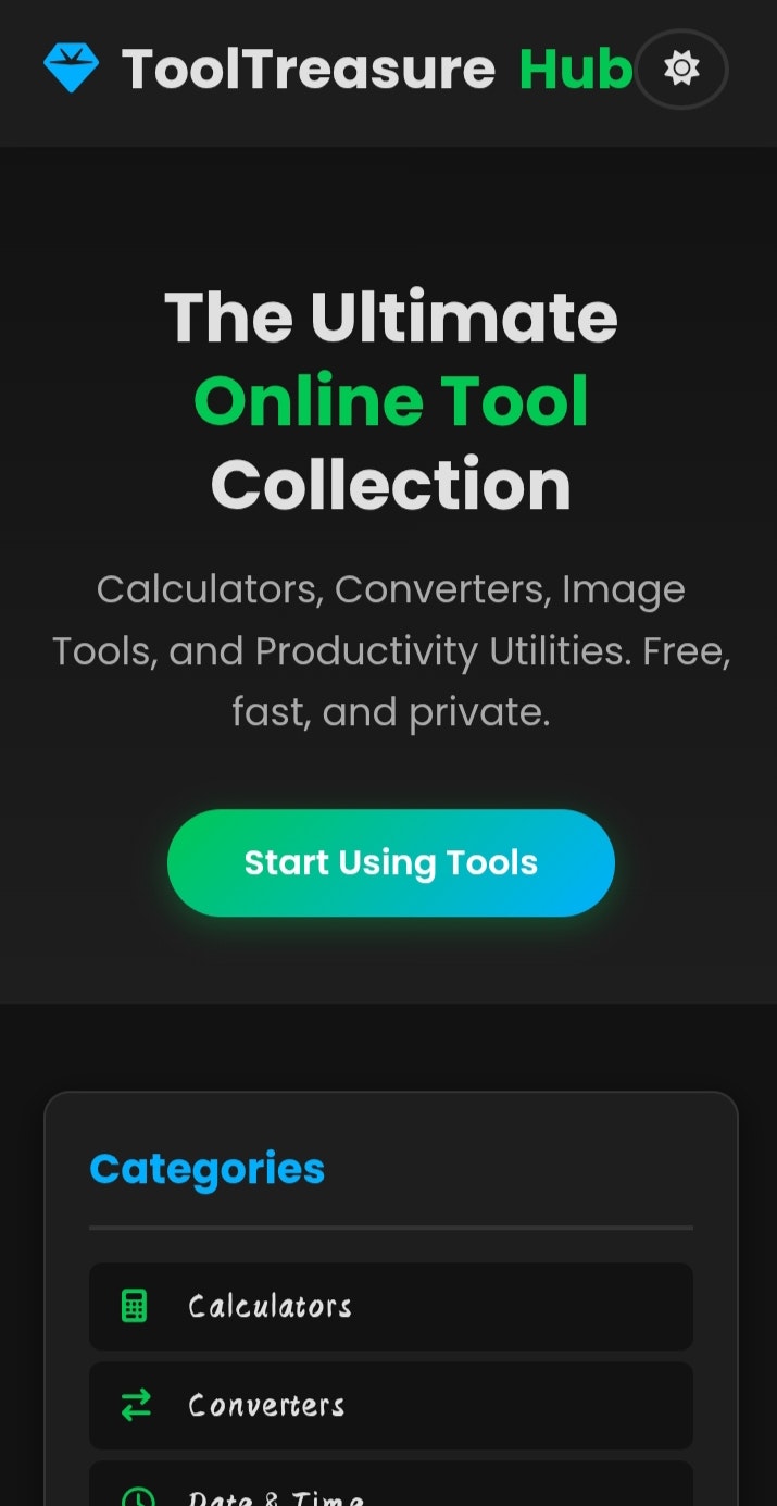 ToolTreasure Hub gallery image