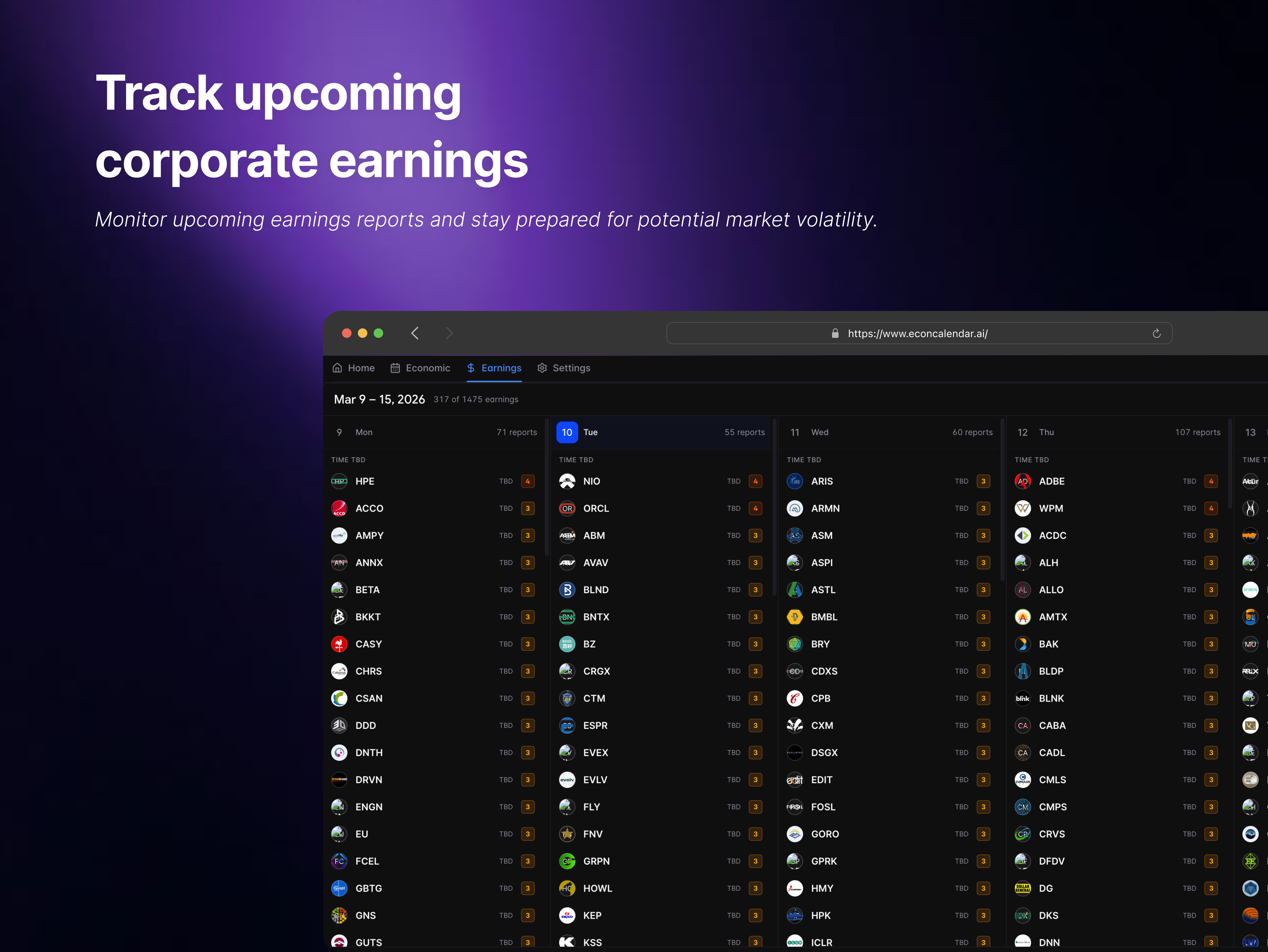 EconCalendar AI gallery image