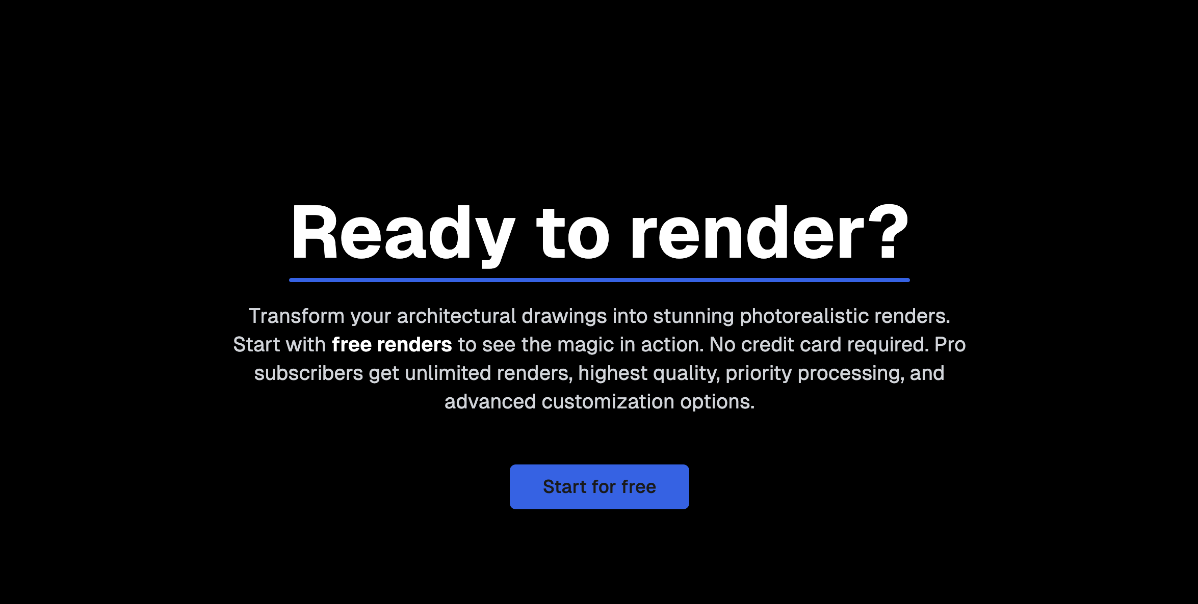 Render a House gallery image