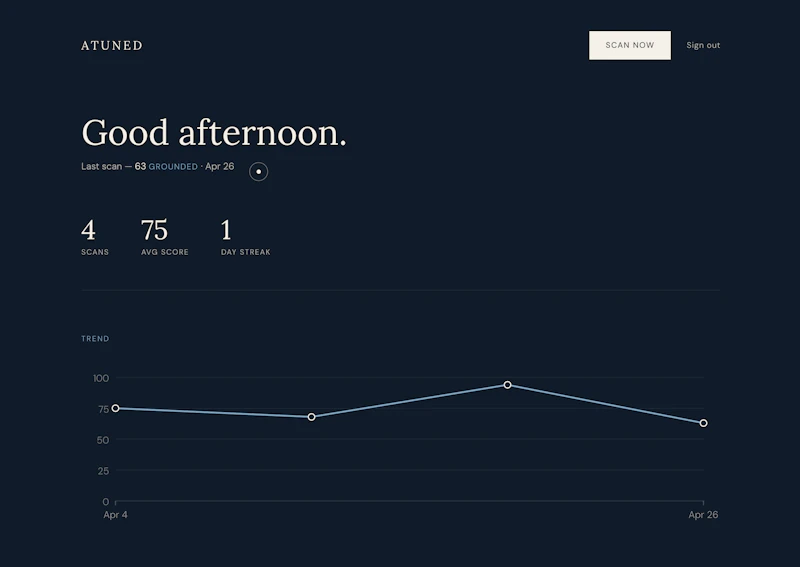 Atuned screenshot 2