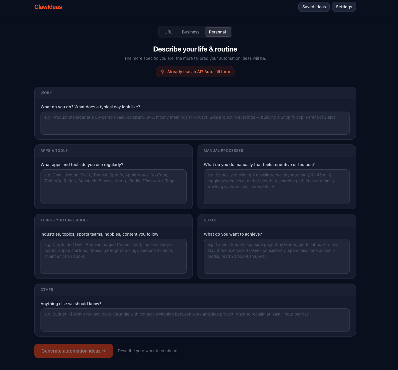 ClawIdeas gallery image