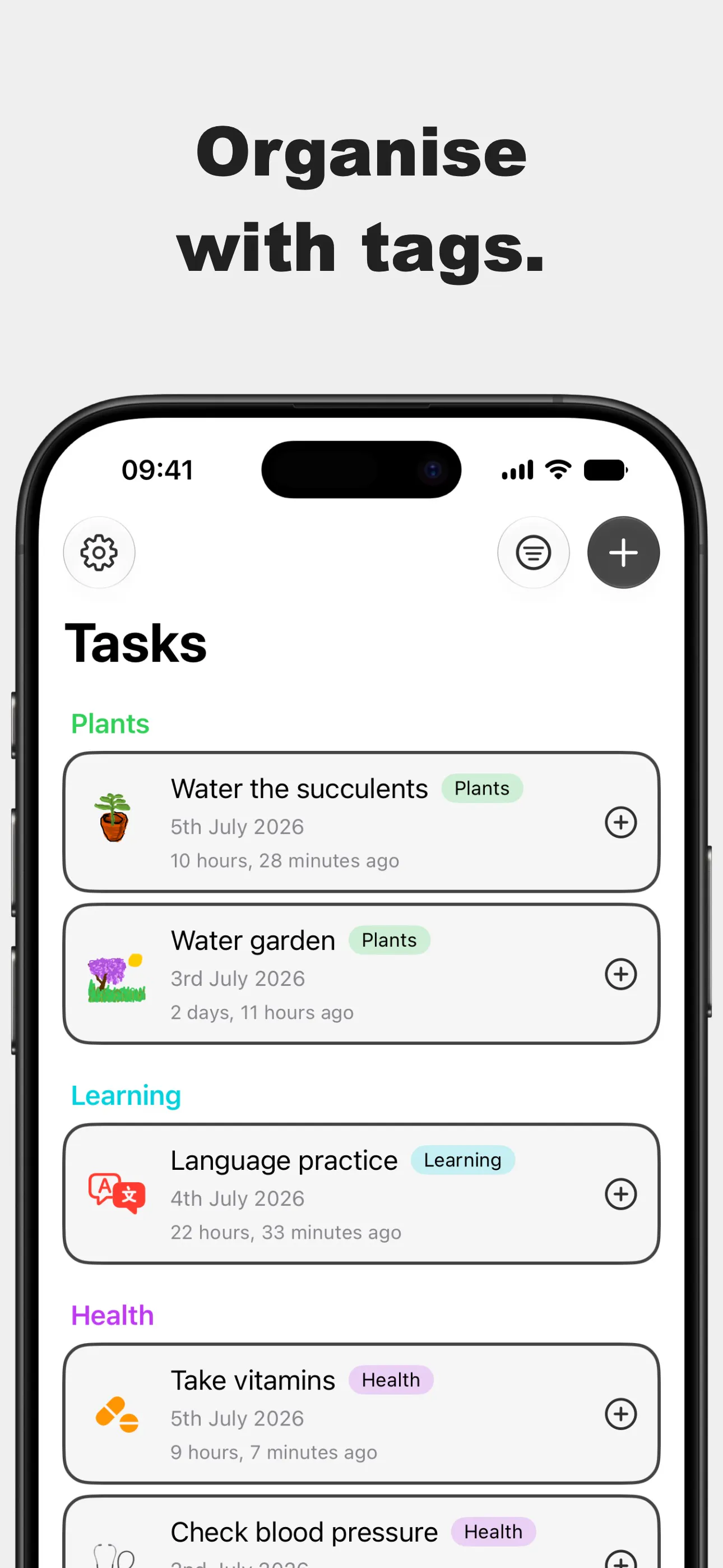 Kept: Task & Habit Tracker screenshot