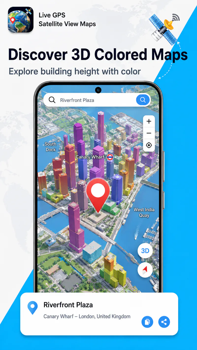 Live GPS Satellite View Maps screenshot 4