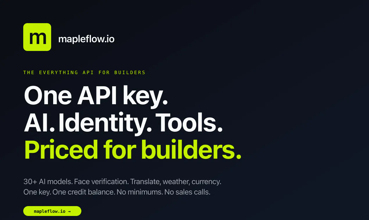 MapleFlow.io - One Key for Everything gallery image