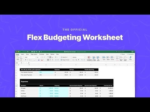 Flex Budgeting Worksheet gallery image