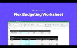 Flex Budgeting Worksheet media 1