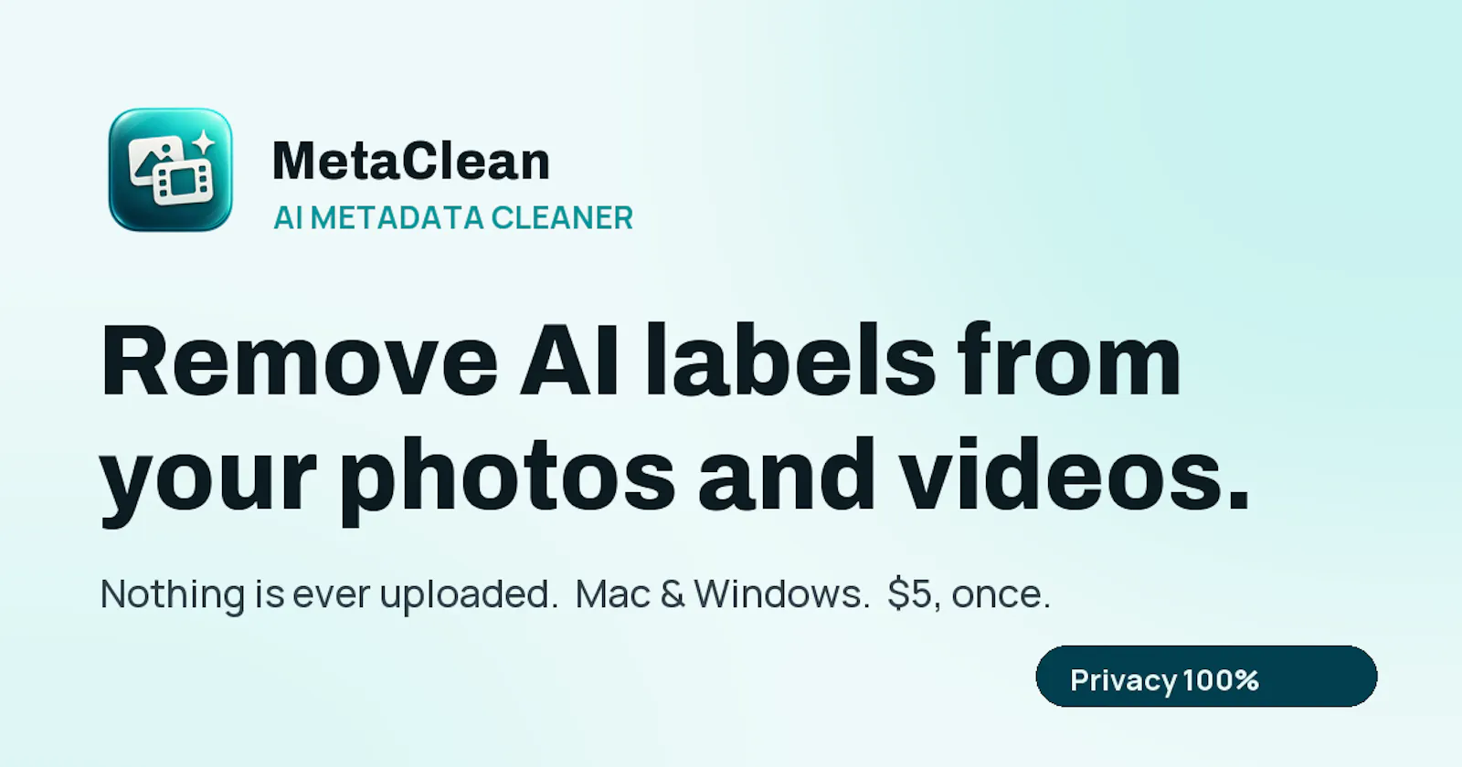 MetaClean screenshot 1