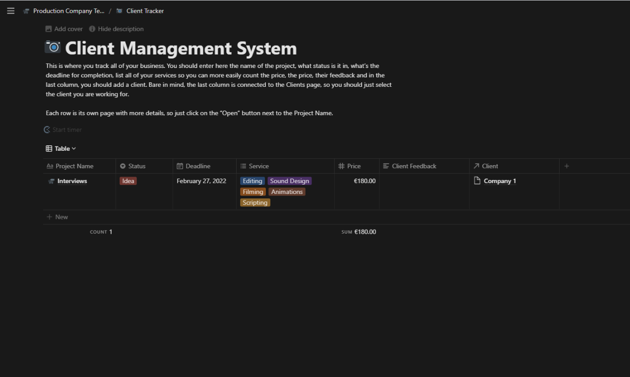 Производственная компания CRM - Самый простой CRM для отслеживания ваших клиентов и проектов медиа 2