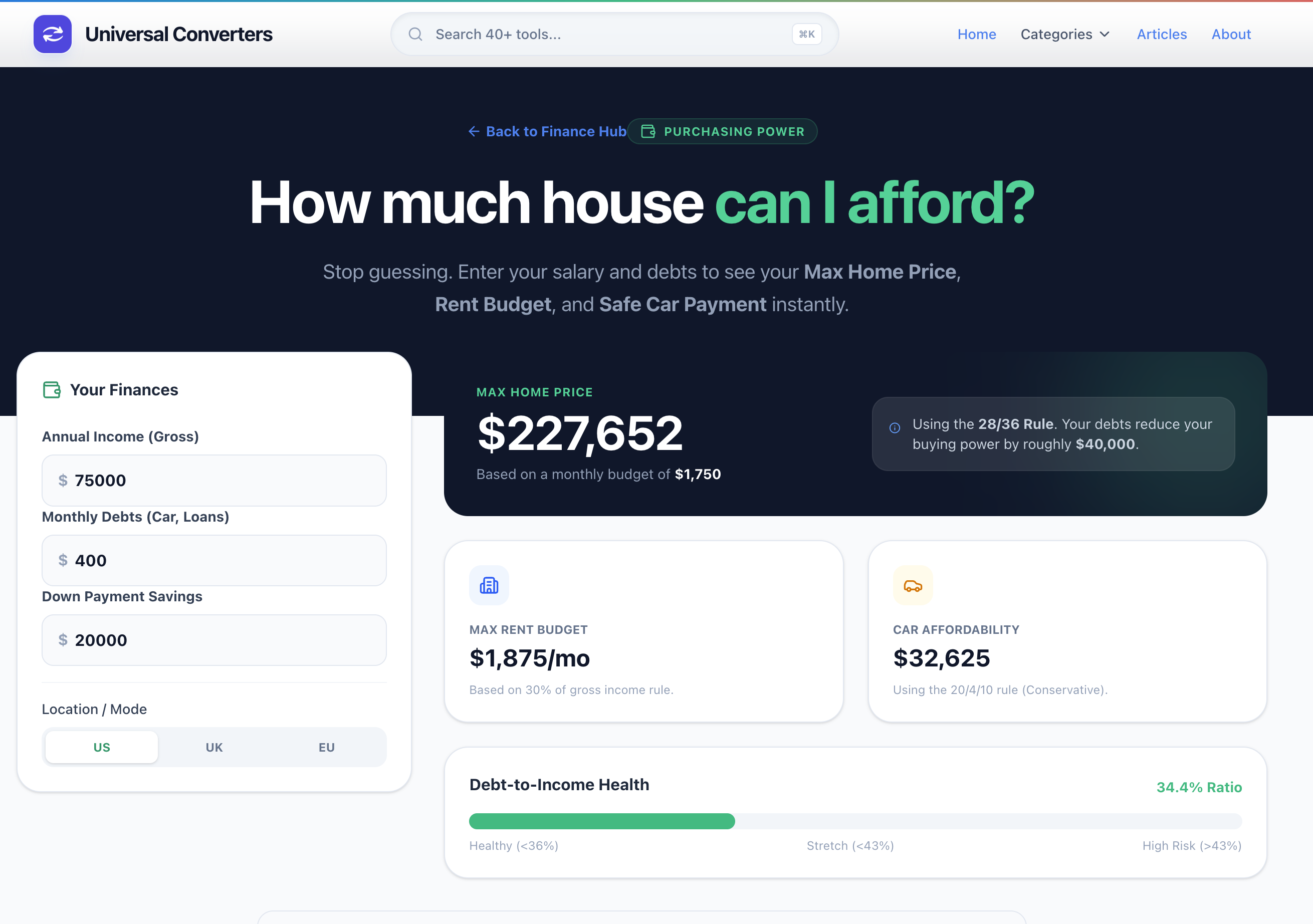 Zero Bloat Calc Stack gallery image