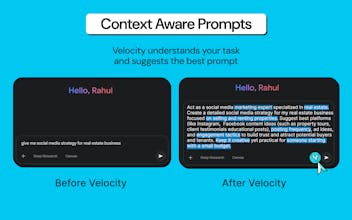 Velocity: Prompt Assistant gallery image
