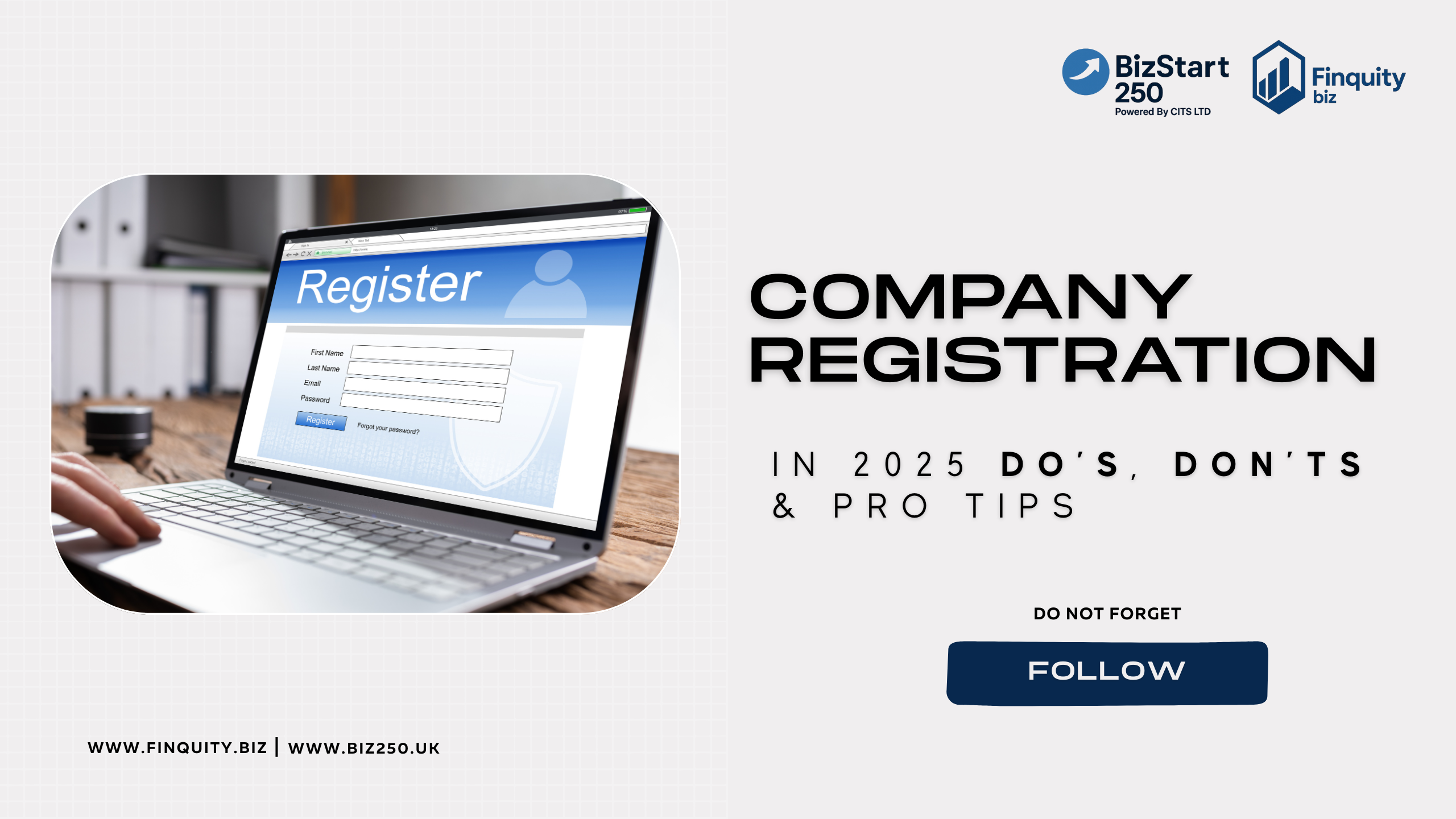 Finquity: Company Setup & Compliance