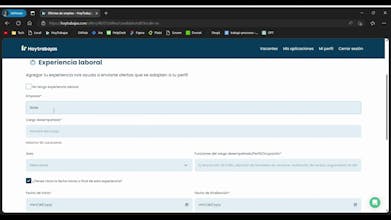 Candidate's experience gallery image