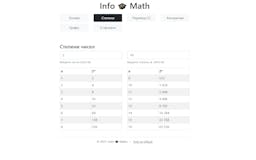 Info 🎓 Math media 2