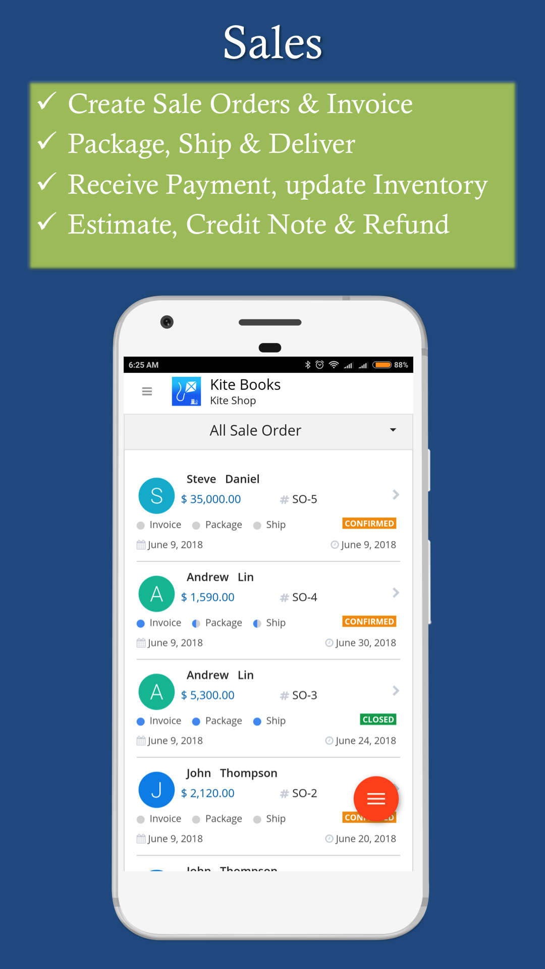 Kite Books : Invoice, Inventory and Accounting App gallery image