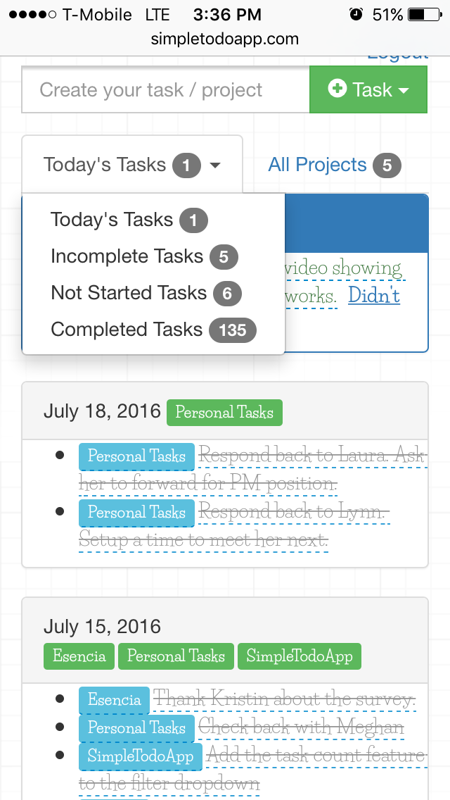 Simple Todo App gallery image