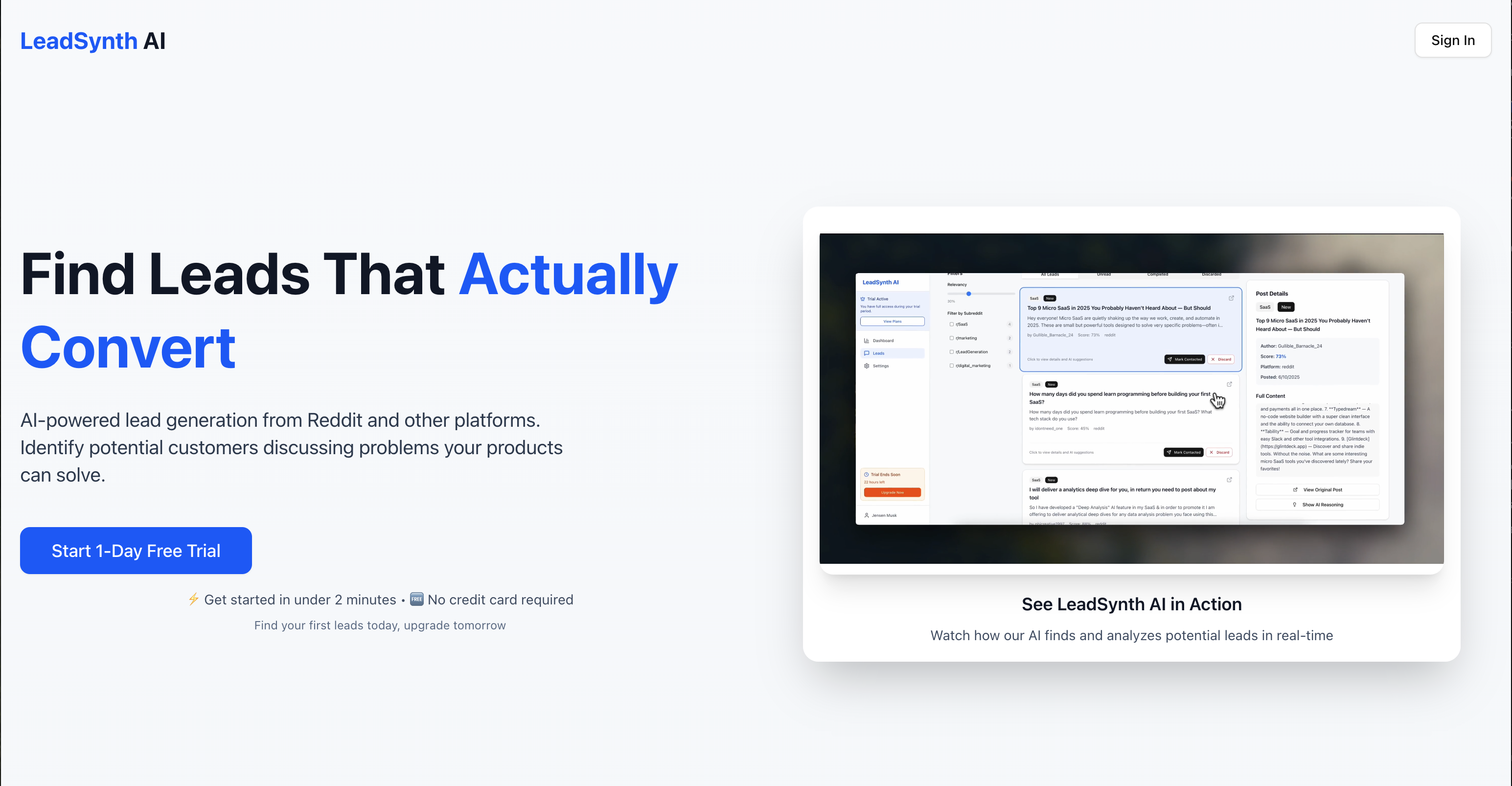LeadSynth AI media 2